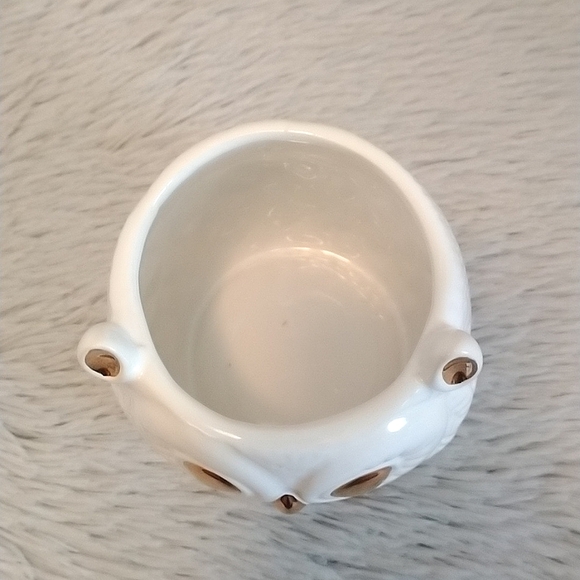Decorative White Owl Jar - Picture 5 of 9